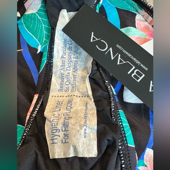 La Blanca Nightfall Bloom Floral Bikini Bottoms Sz 4 NWT - Picture 5 of 5